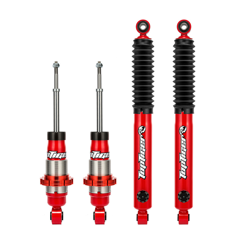 Tubo gêmeo 4x4 dos amortecedores traseiros ajustáveis de Off Road para Nissan Navara D40 NP300